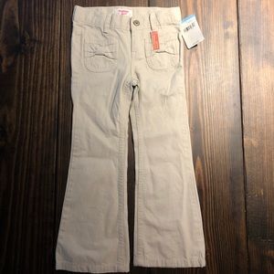 Oshkosh B’gosh girls khaki pants Sz 5